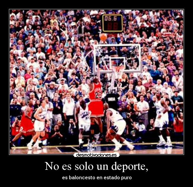 No es solo un deporte, - es baloncesto en estado puro