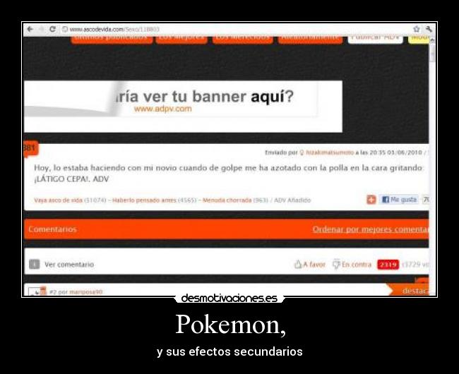 carteles pokemon pokemon efectos secundarios desmotivaciones