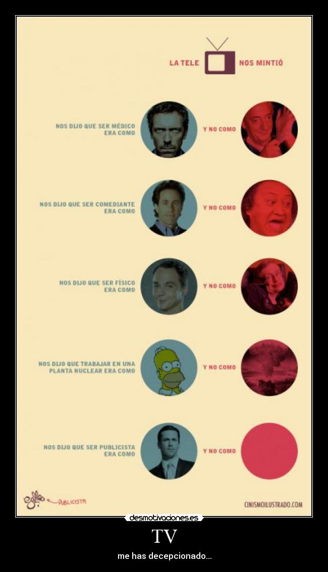 TV - me has decepcionado...
