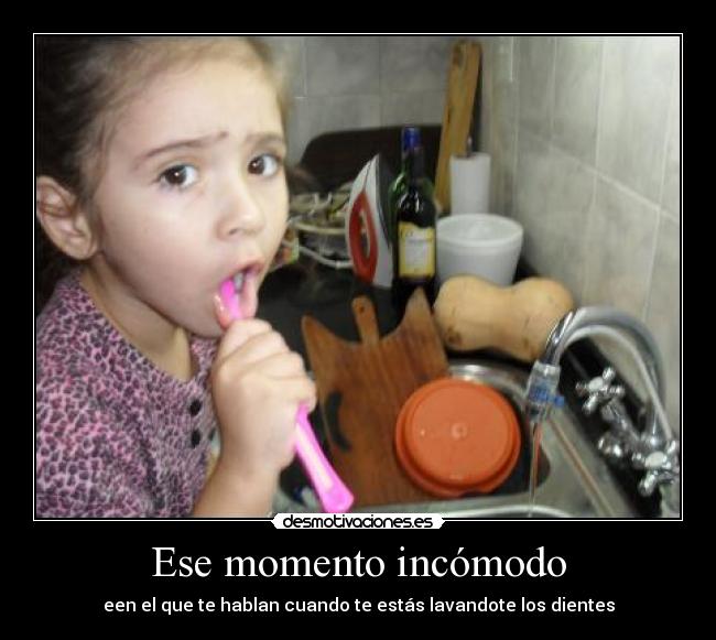 Ese momento incómodo - 