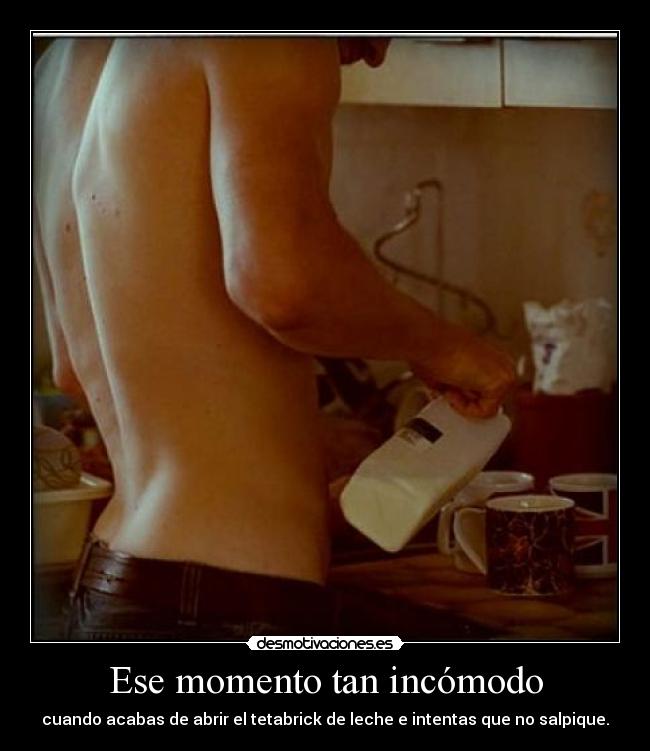 Ese momento tan incómodo - 