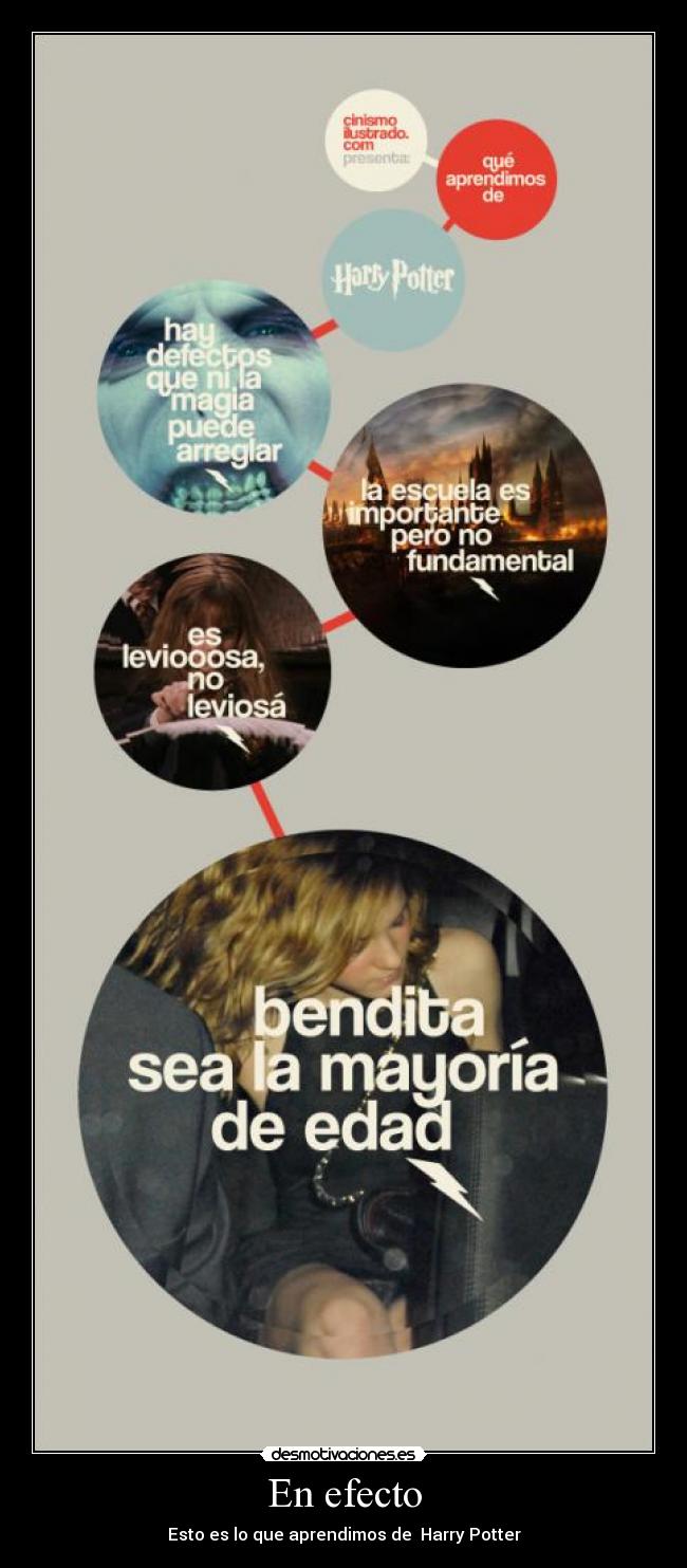 En efecto - Esto es lo que aprendimos de Harry Potter