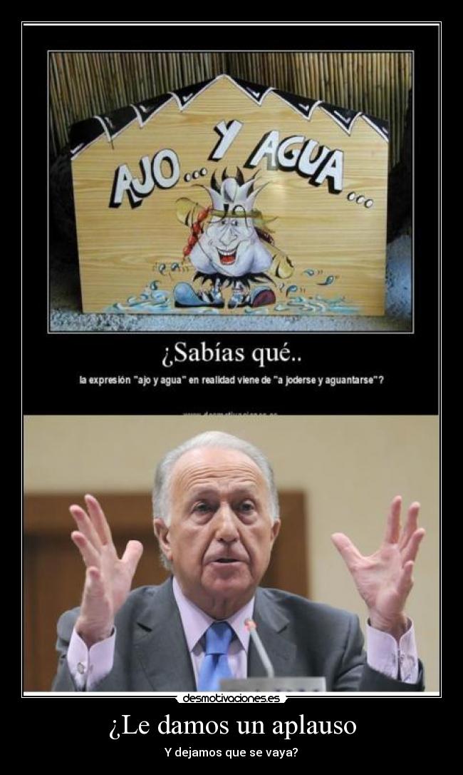 ¿Le damos un aplauso - 