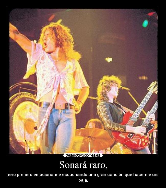 carteles led zeppelin musica paja desmotivaciones
