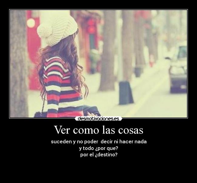 Ver como las cosas - 