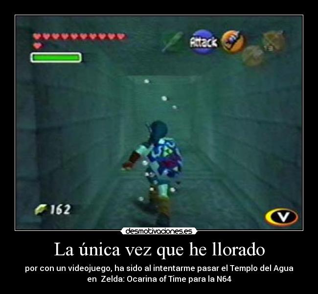 La única vez que he llorado -