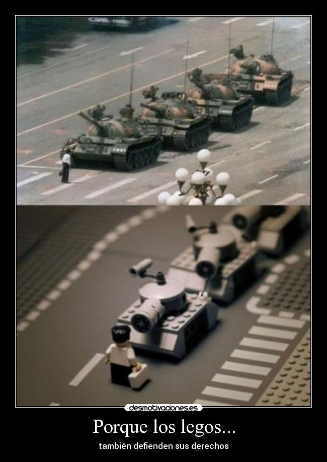 Porque los legos... - también defienden sus derechos