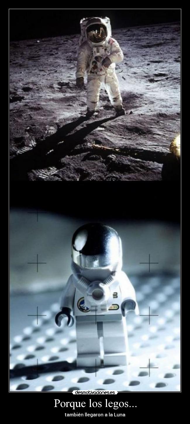 Porque los legos... - también llegaron a la Luna