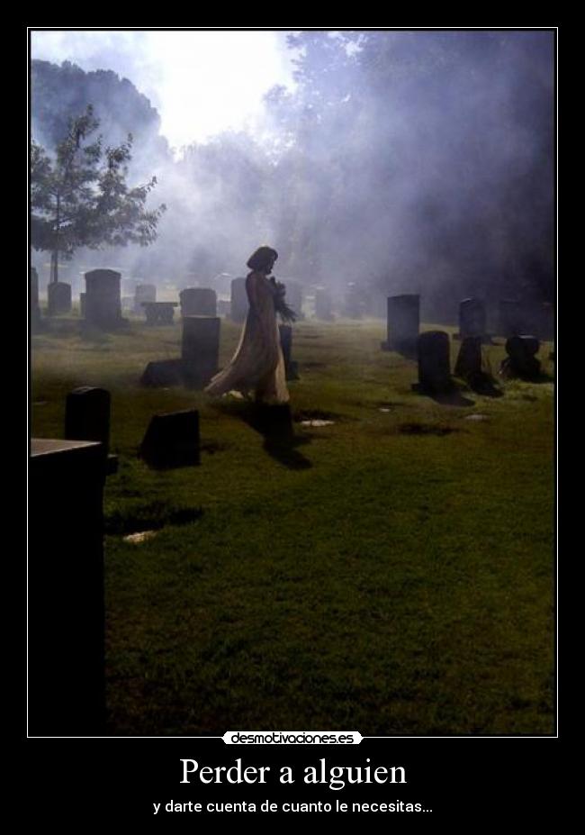Perder a alguien - 