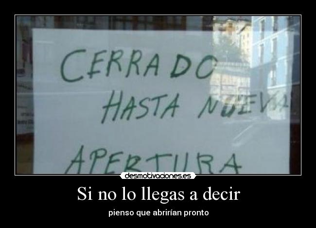 carteles cerrado desmotivaciones