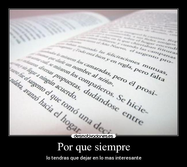 Por que siempre -