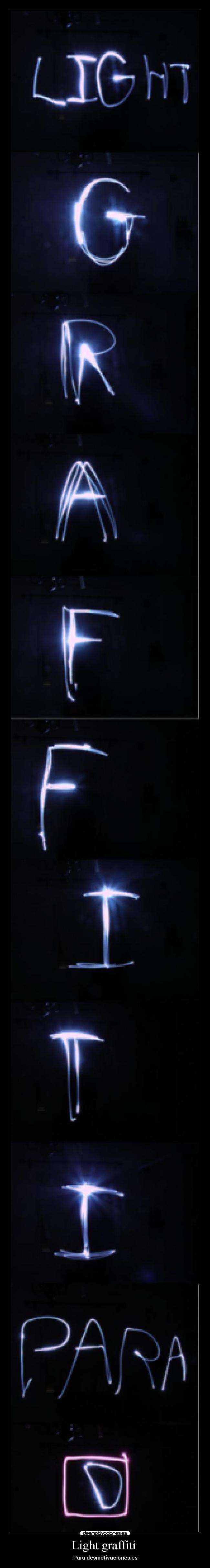 Light graffiti -