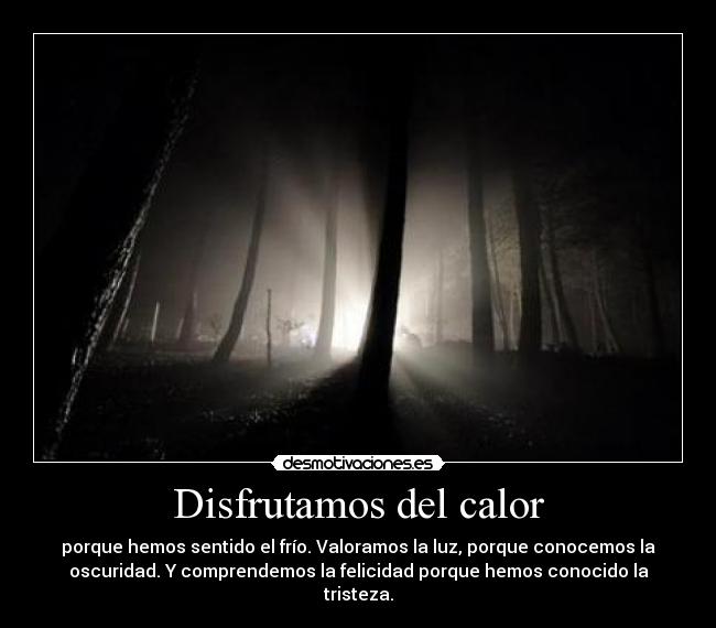 Disfrutamos del calor -