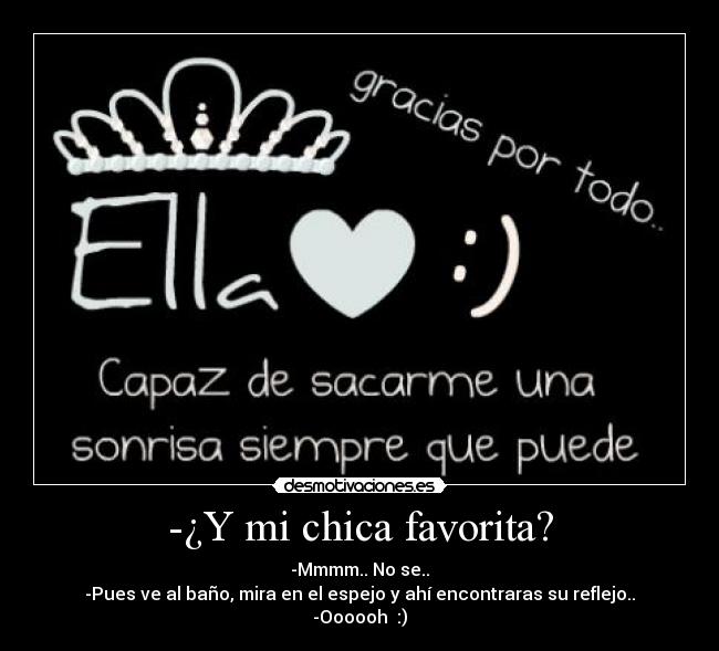 mi chica favorita