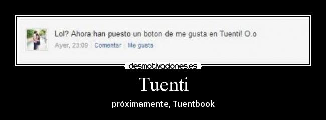 Tuenti - próximamente, Tuentbook