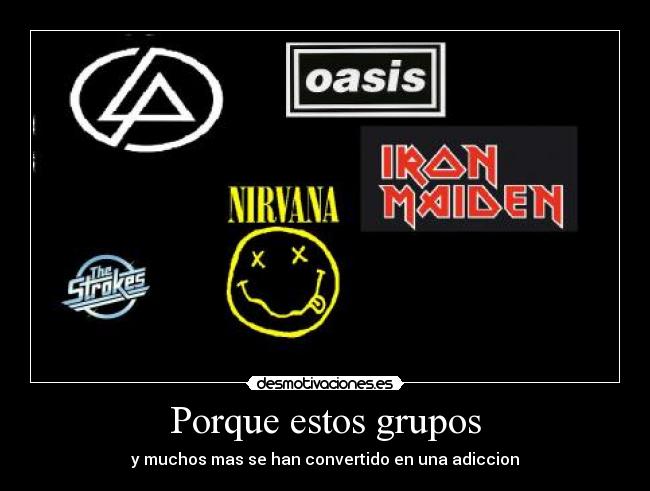 Porque estos grupos -