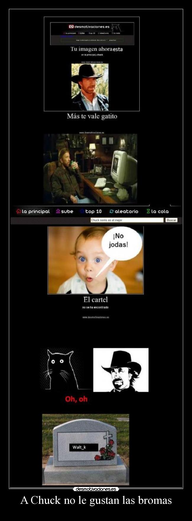 A Chuck no le gustan las bromas -