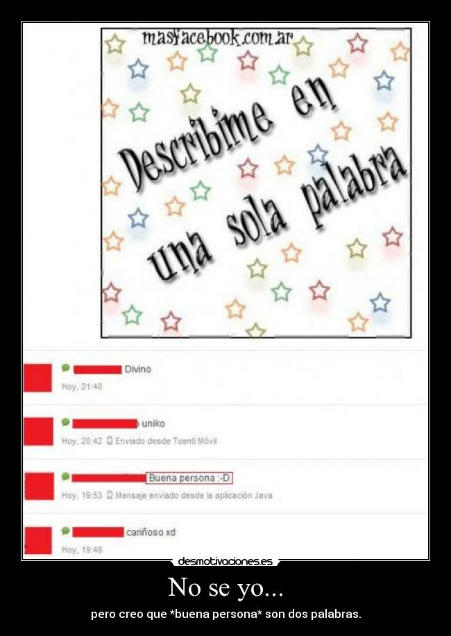 No se yo... - pero creo que *buena persona* son dos palabras.
