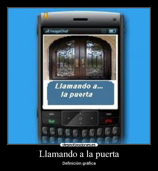 Llamando a la puerta - Definición gráfica