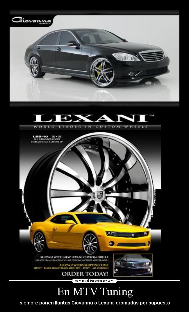 carteles mtv tuning desmotivaciones