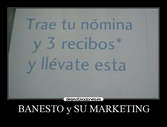 BANESTO y SU MARKETING - 