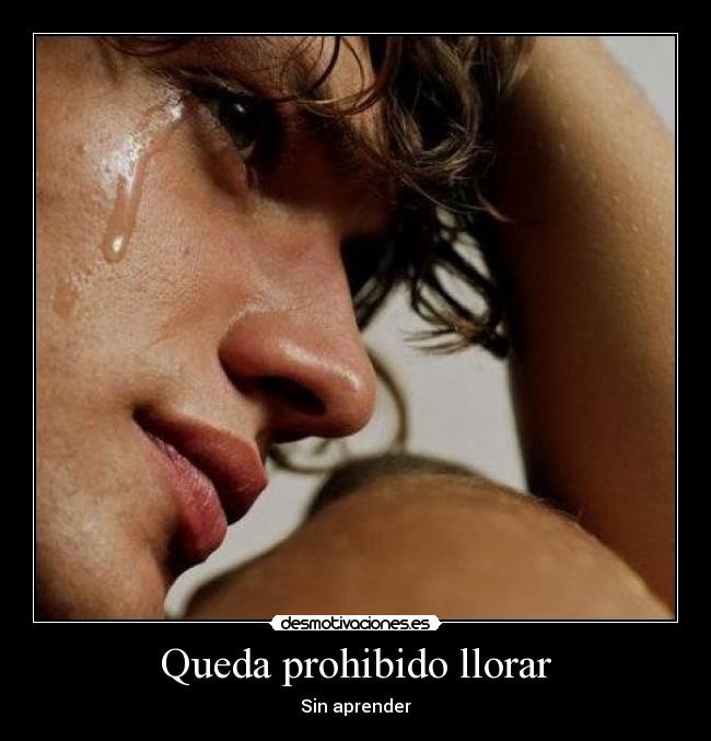 Queda prohibido llorar - 