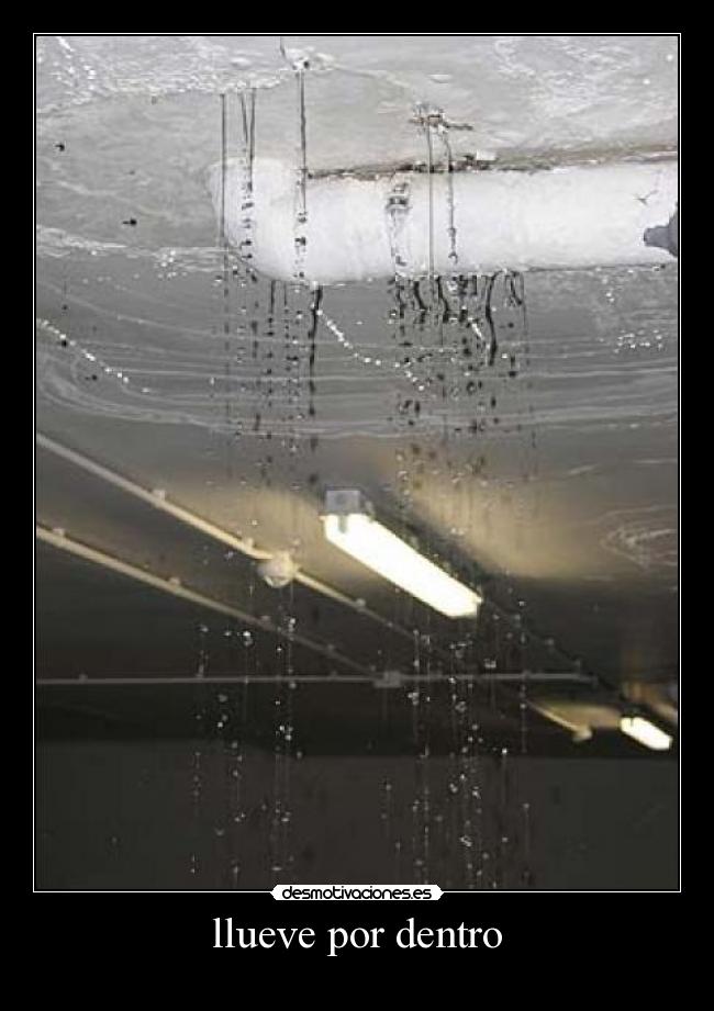 llueve por dentro -