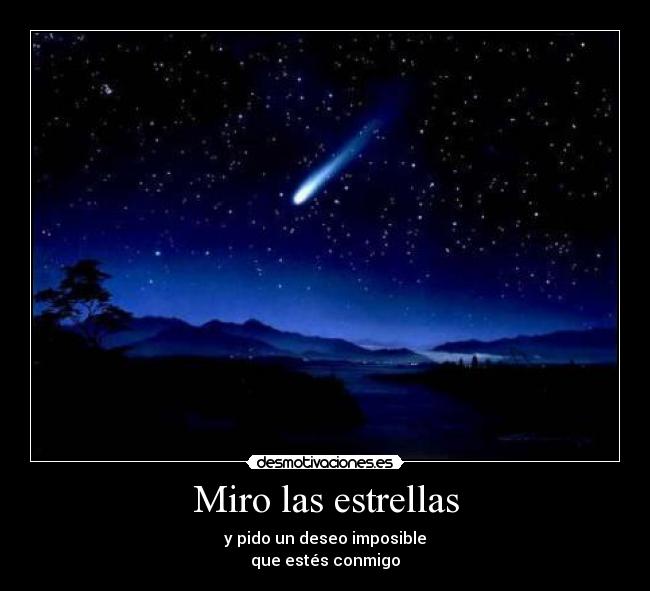 Miro las estrellas -