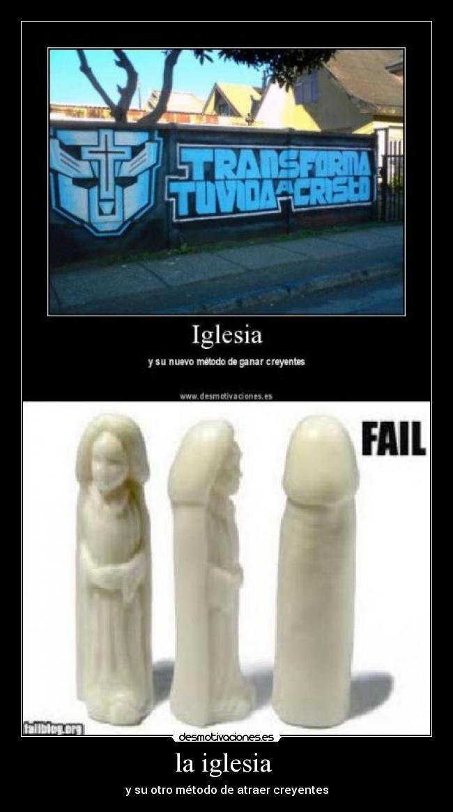 la iglesia - y su otro método de atraer creyentes