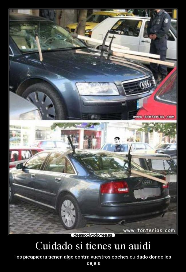 Cuidado si tienes un auidi -