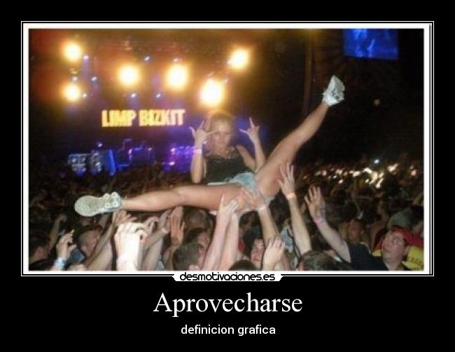 Aprovecharse - definicion grafica