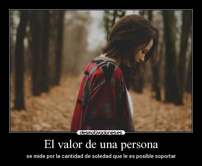 El valor de una persona - 