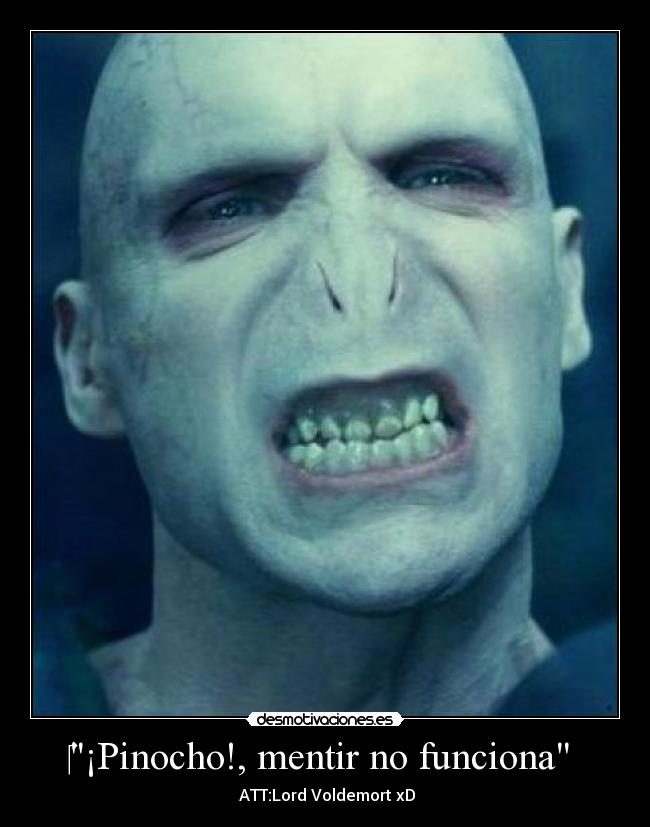 ¡Pinocho!, mentir no funciona -