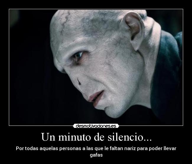 Un minuto de silencio... - 