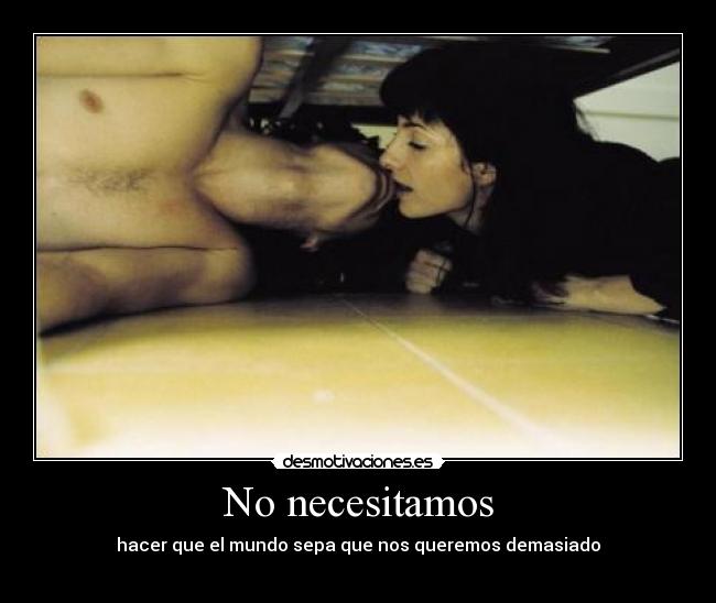 No necesitamos - 