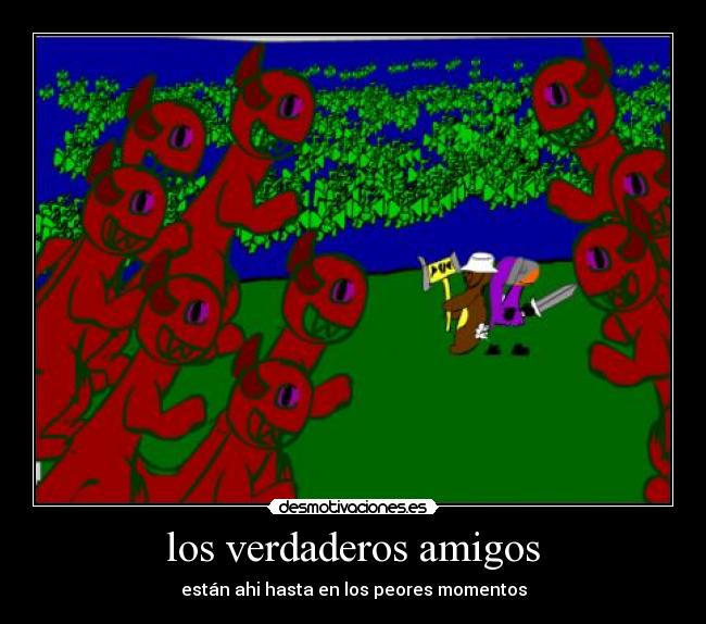 los verdaderos amigos - 