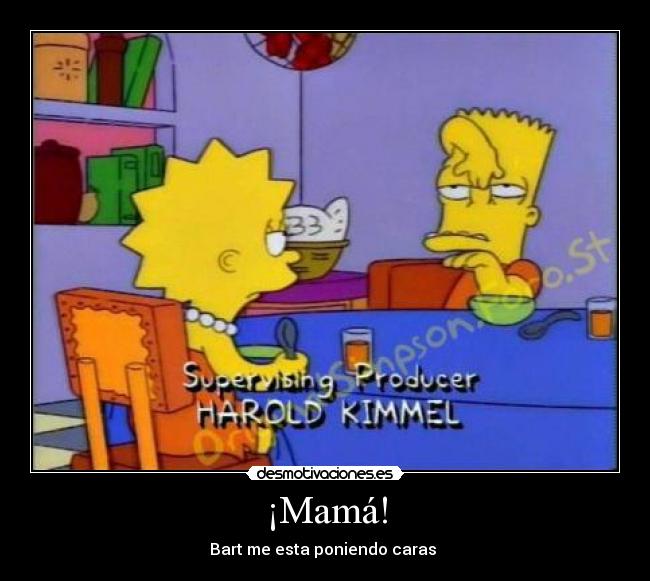 carteles bartcaraslossimpsons desmotivaciones