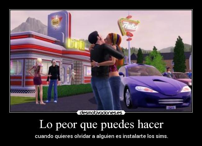 carteles olvidar sims desmotivaciones