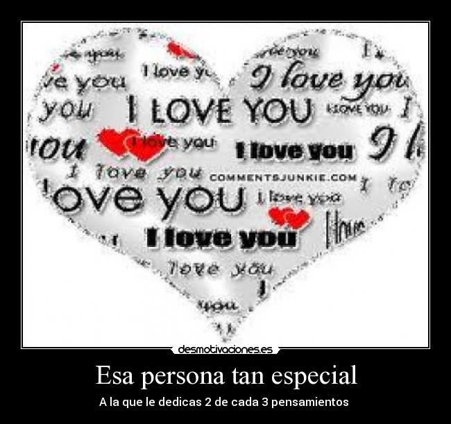 Esa persona tan especial -