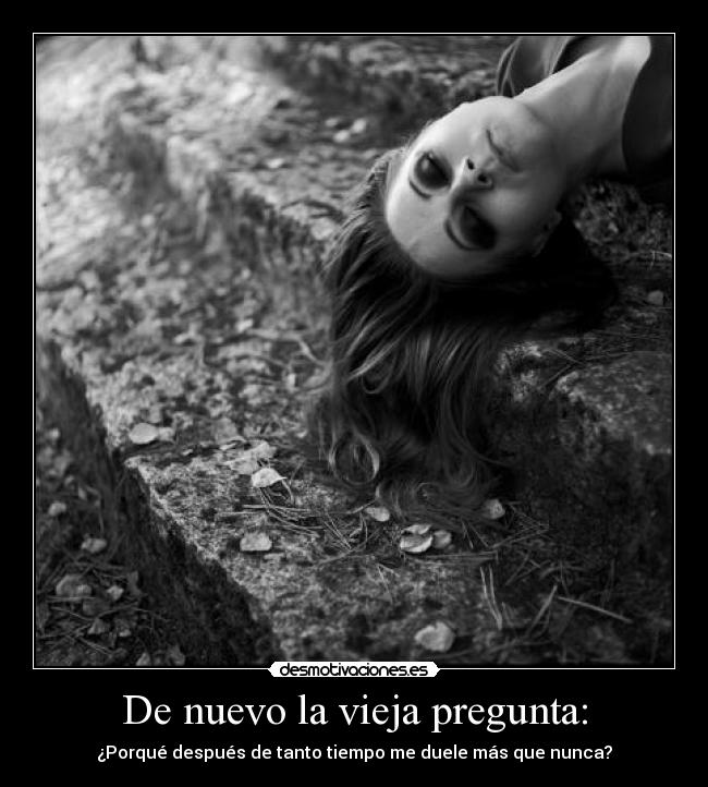 De nuevo la vieja pregunta: -