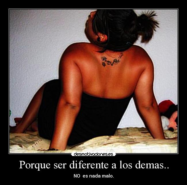 carteles ser diferente desmotivaciones