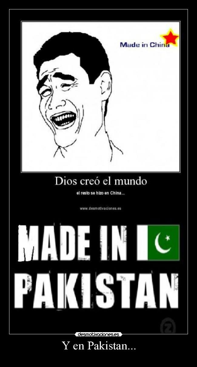 Y en Pakistan... -