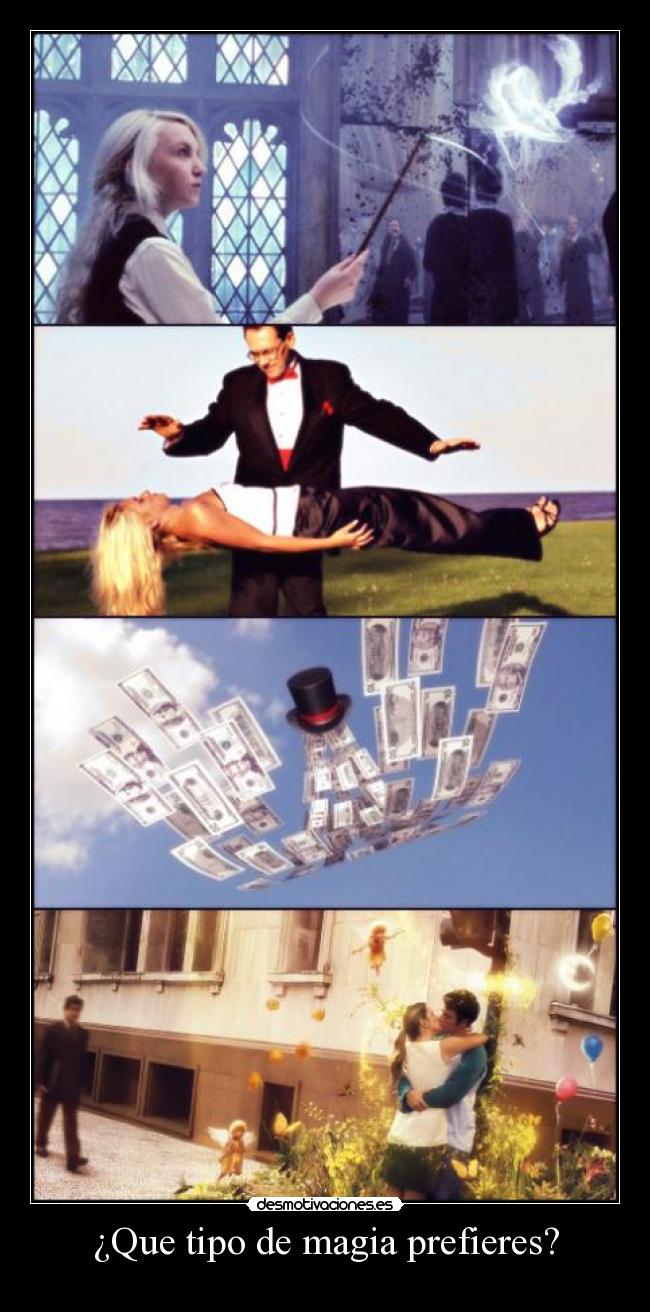 ¿Que tipo de magia prefieres? -