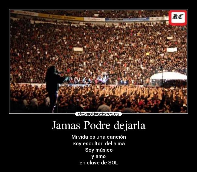 Jamas Podre dejarla - 