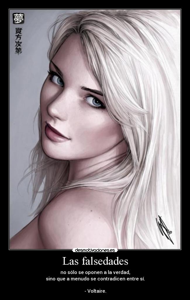 Las falsedades -