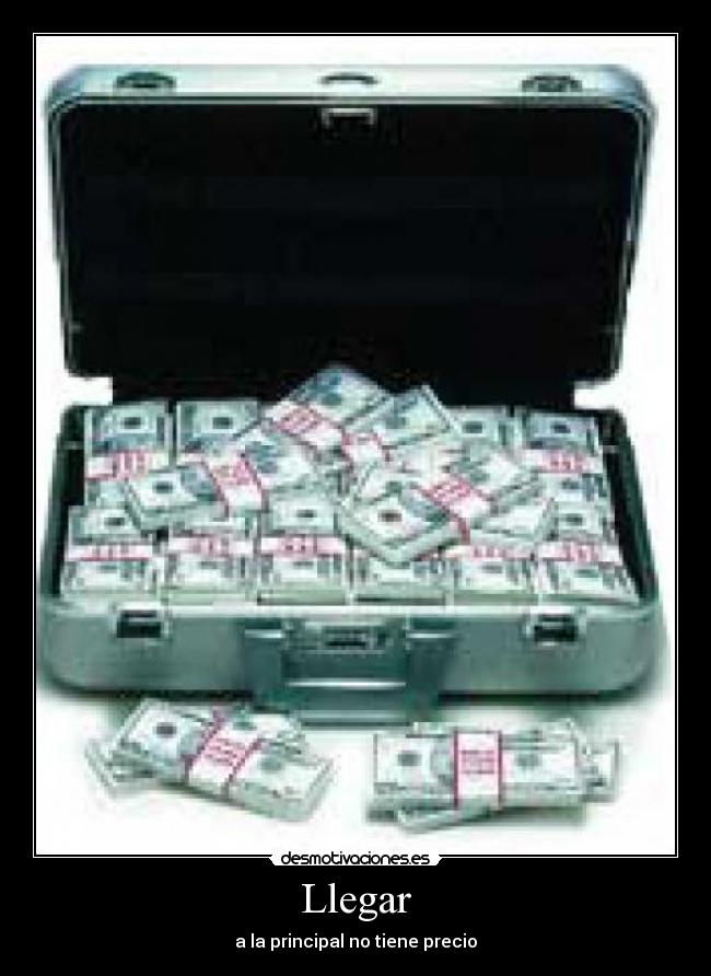 Llegar - a la principal no tiene precio