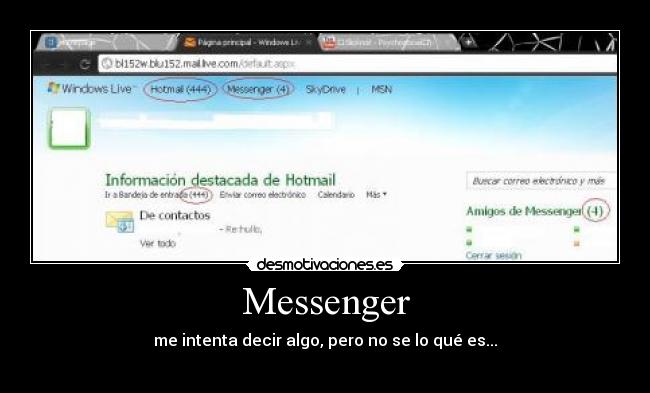 carteles messenger desmotivaciones