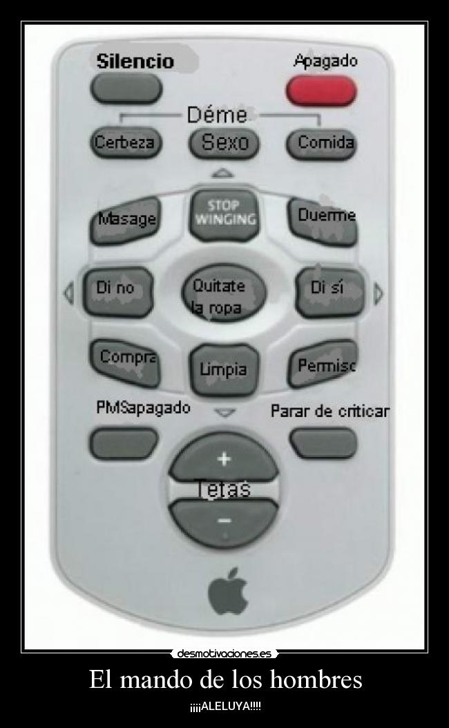 El mando de los hombres - ¡¡¡¡ALELUYA!!!!