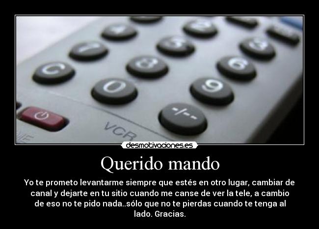 carteles mando tele desmotivaciones