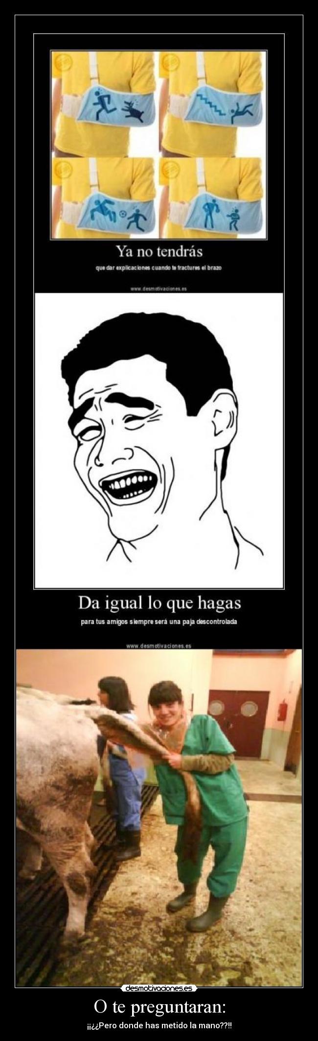 carteles metido mano desmotivaciones